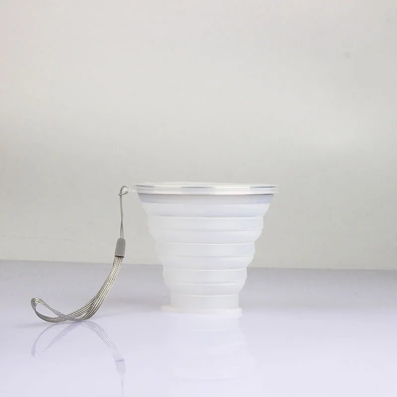 Gobelet Pliable - FlexSip™ - Blanc - Mon Camping Plein - air