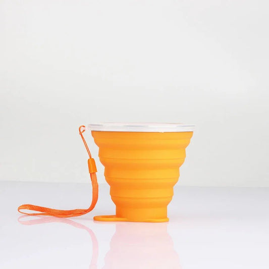 Gobelet Pliable - FlexSip™ - Orange - Mon Camping Plein - air