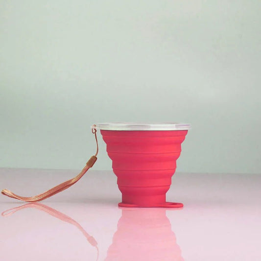 Gobelet Pliable - FlexSip™ - Rouge - Mon Camping Plein - air