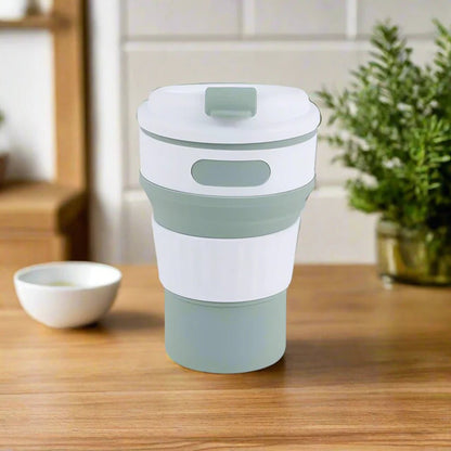 Gobelet Pliable - TassePliante™ - Vert - Mon Camping Plein - air