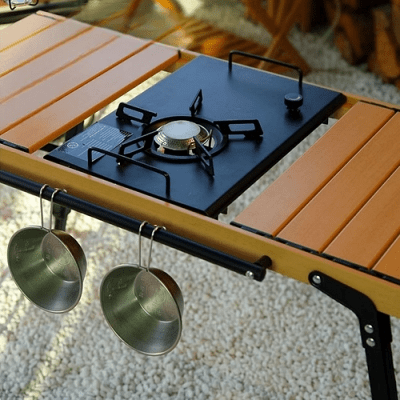 Réchaud à gaz camping - CampGasStove™ - Noir - Mon Camping Plein - air